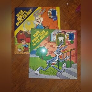 Golden Look Look Books Bugs Bunny Space Carrot & Bugs Bunny Goes To The Dentist